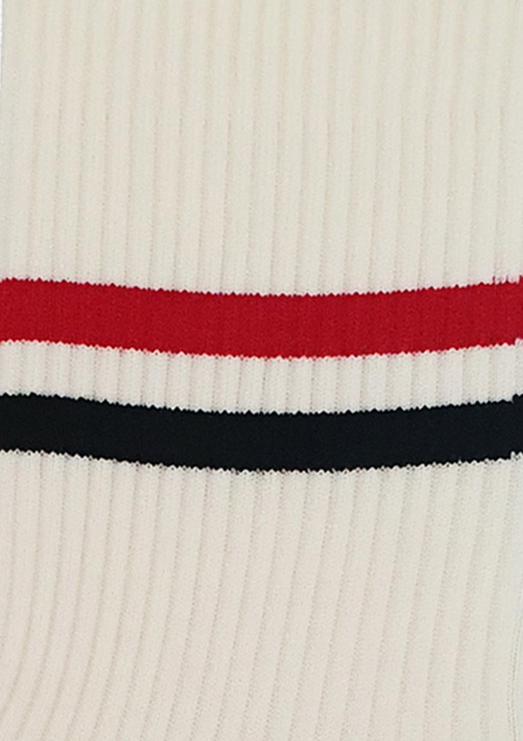 Skarpetki damskie z wiskozą Marilyn Striped Stripe, sportowy styl, off white