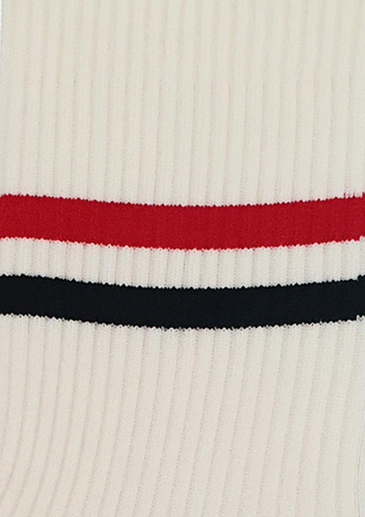 Skarpetki damskie z wiskozą Marilyn Striped Stripe, sportowy styl, off white