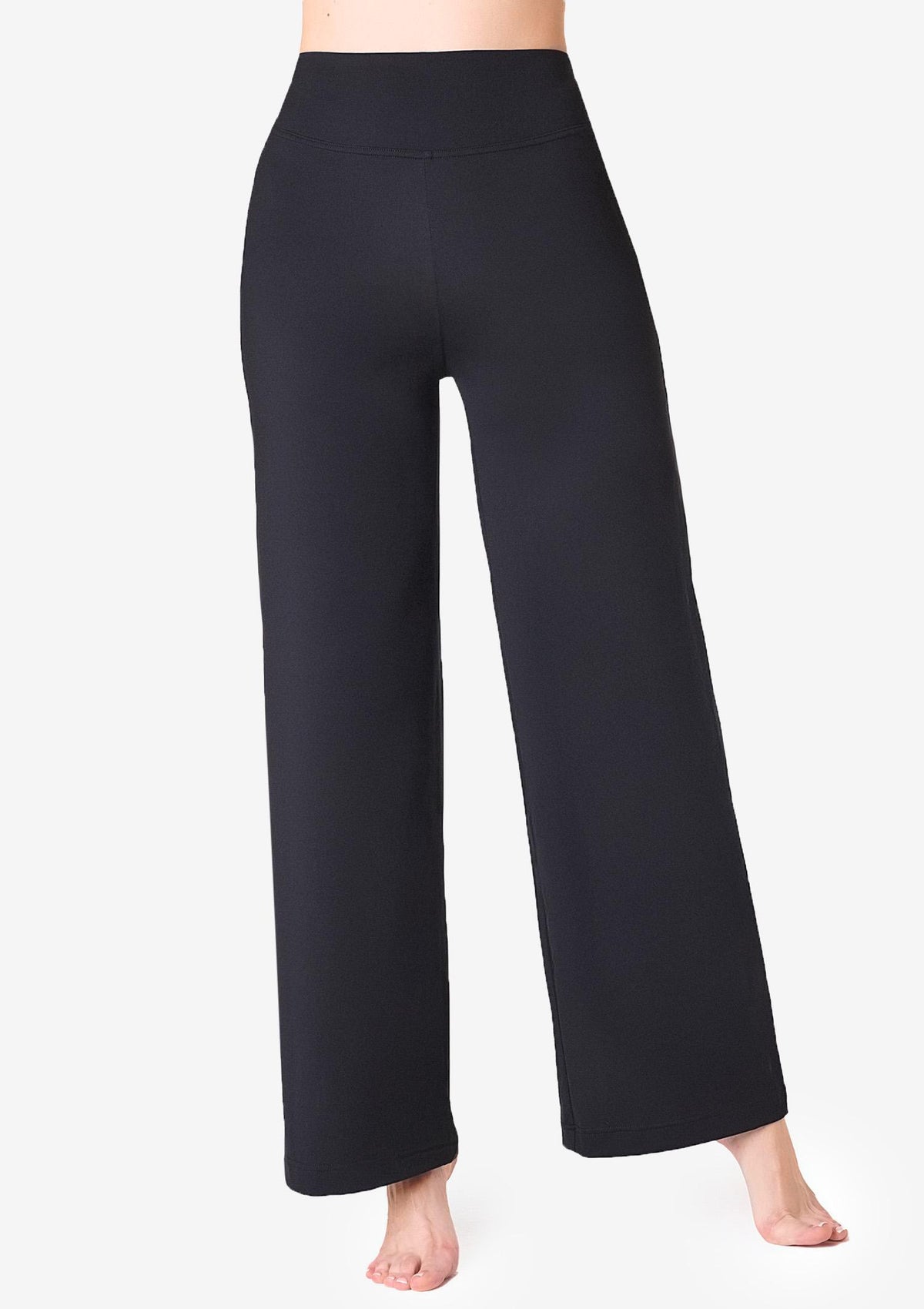 Legginsy damskie Marilyn Palazzo Perfect, wysoki stan, rozszerzana nogawka