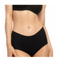 Bezszwowe figi Infinity boyshorts maxi Julimex czarne, wysoki stan