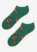 Bawełniane stopki męskie Marilyn Footies Men Flames w płomienie