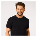T-shirt męski Key MVK 001 z bambusa, lekko dopasowany