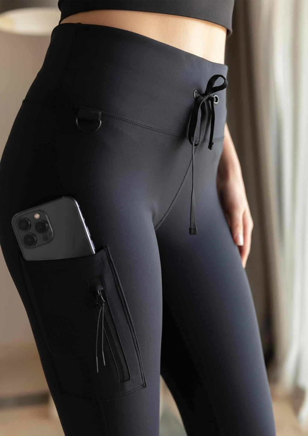 Legginsy nieprzemakalne Legs Water Resistance, odporne na uszkodzenia, z kieszeniami