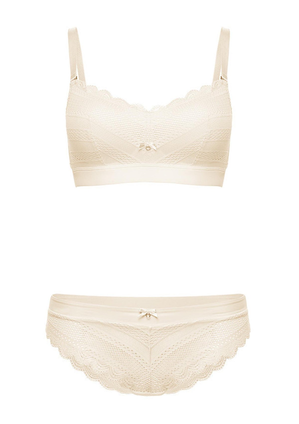 Biustonosz damski bralette bez fiszbin Agio DB-9281 z odpinanymi ramiączkami