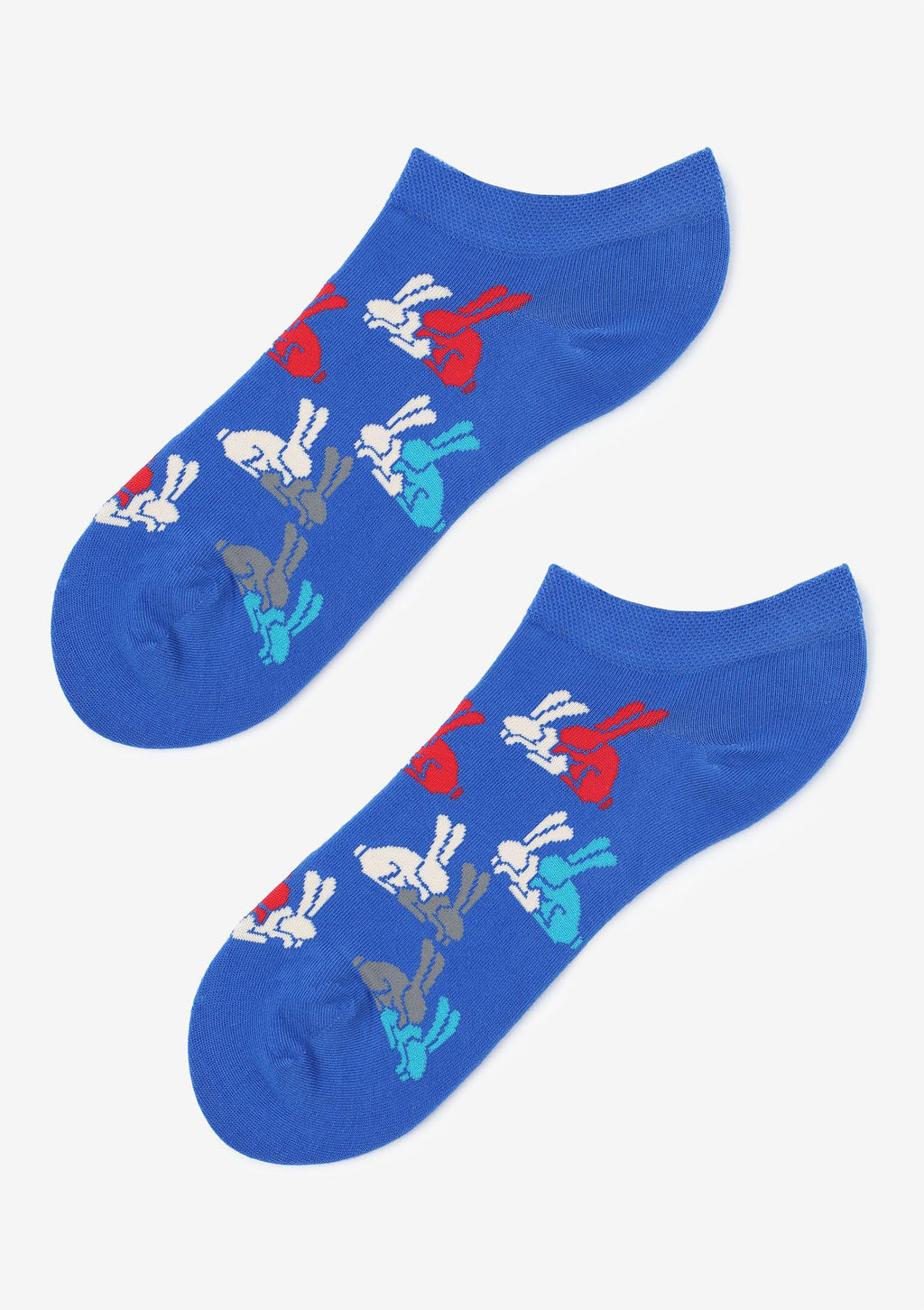 Męskie stopki z bawełny Marilyn Footies Men Happy Bunnies w króliki