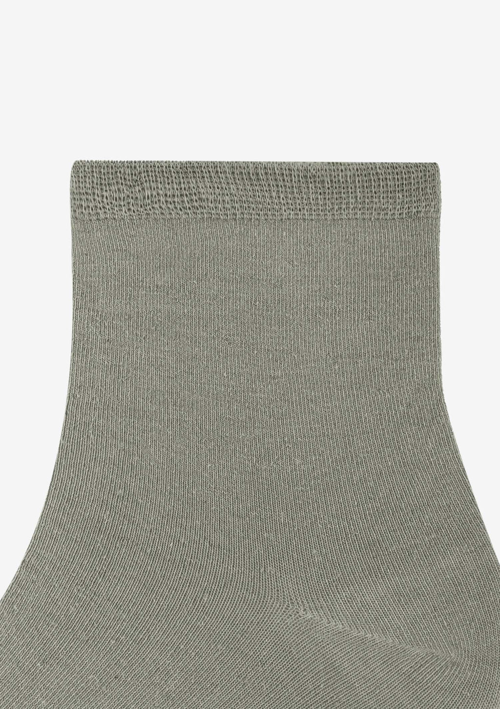 Skarpetki damskie klasyczne z wiskozy i lnu Len Line Socks Marilyn, oliwkowe