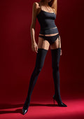 Pończochy na łańcuchach z pasem H04 Hot Marilyn, 60 den, regulowane paski