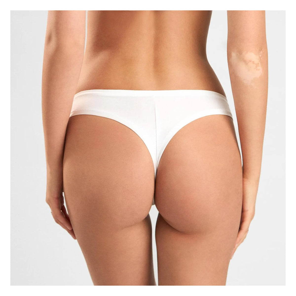Figi damskie Cotton White 1447 Sielei naturalnej – brazyliany