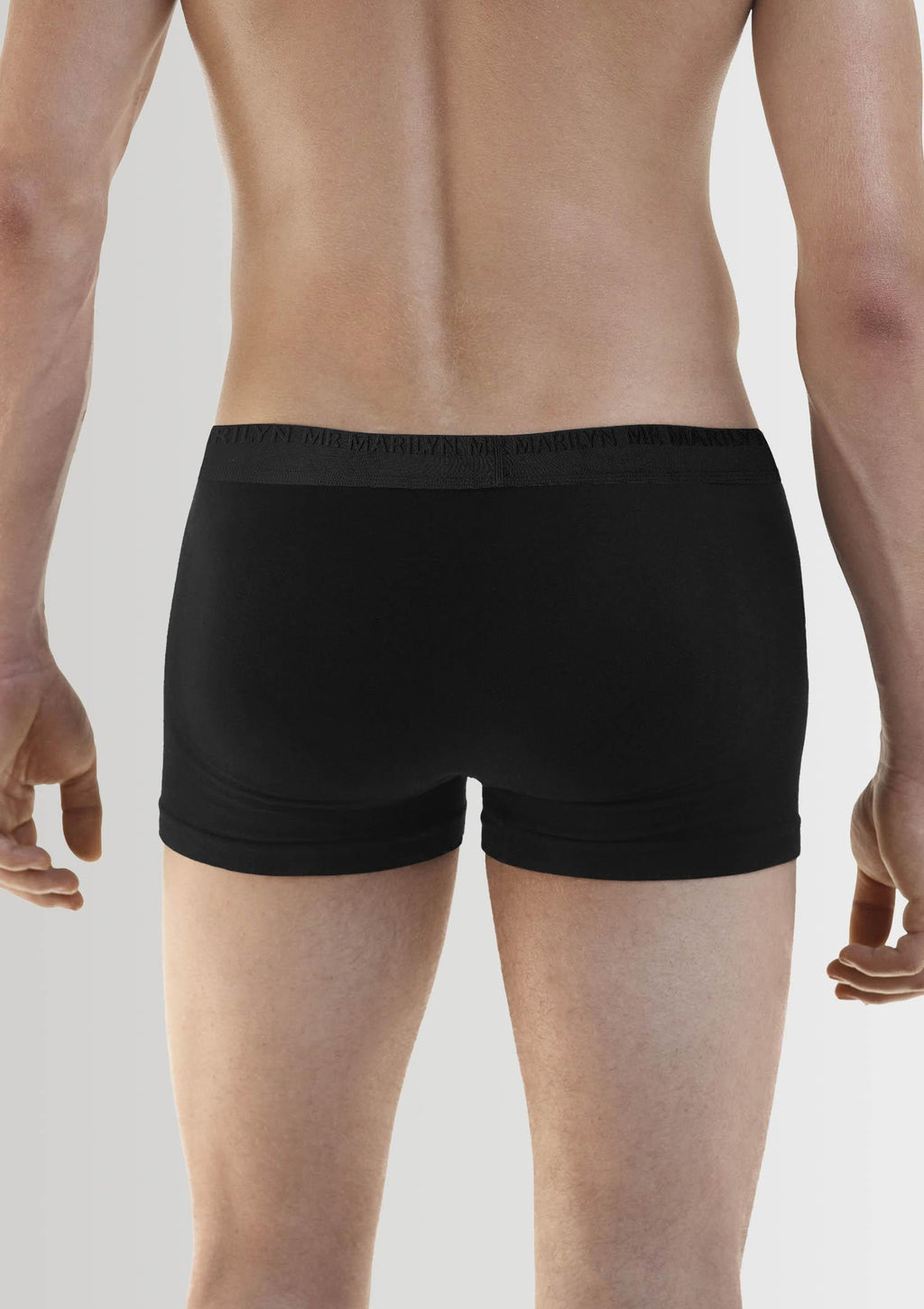 Bokserki męskie Marilyn Boxers Pro, z modalu i bawełny, czarne