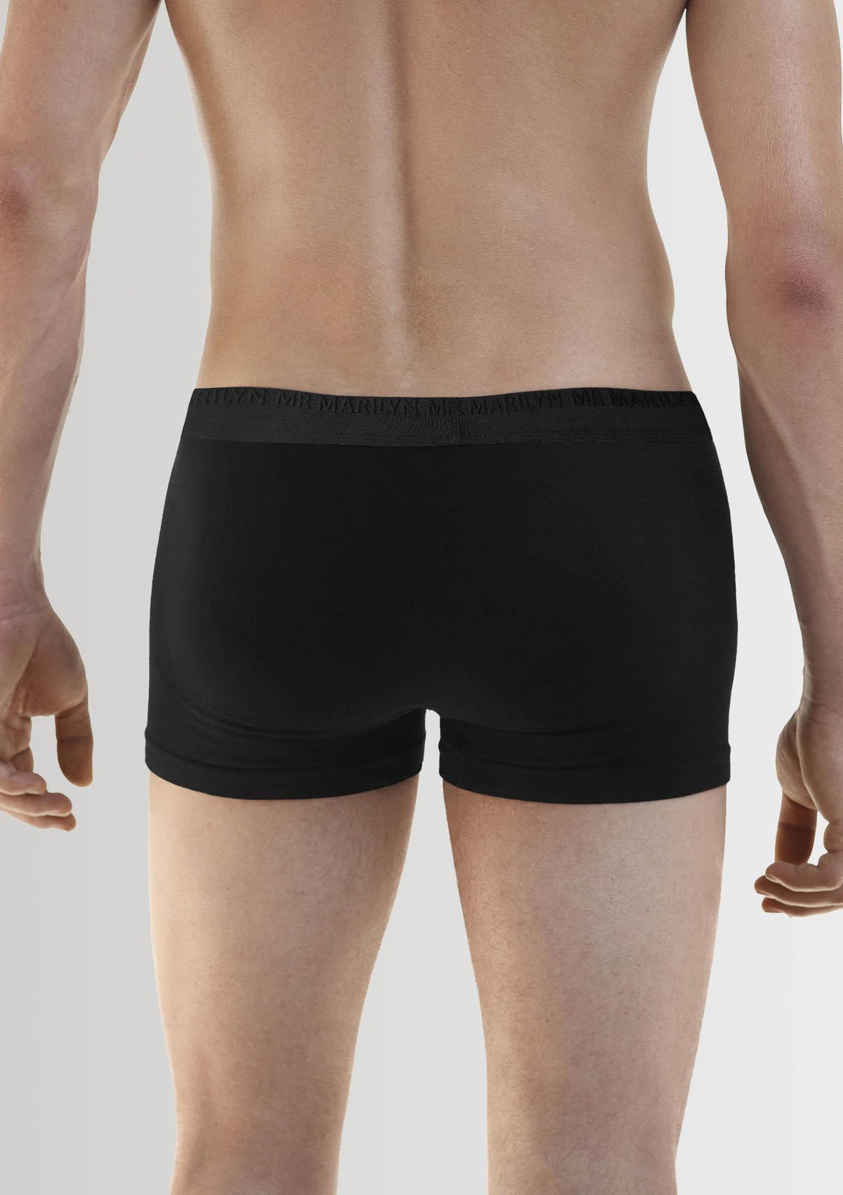 Bokserki męskie Marilyn Boxers Pro, z modalu i bawełny, czarne