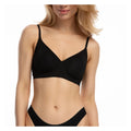Julimex Simple T-Shirt Bra miękki biustonosz czarny z fiszbinami