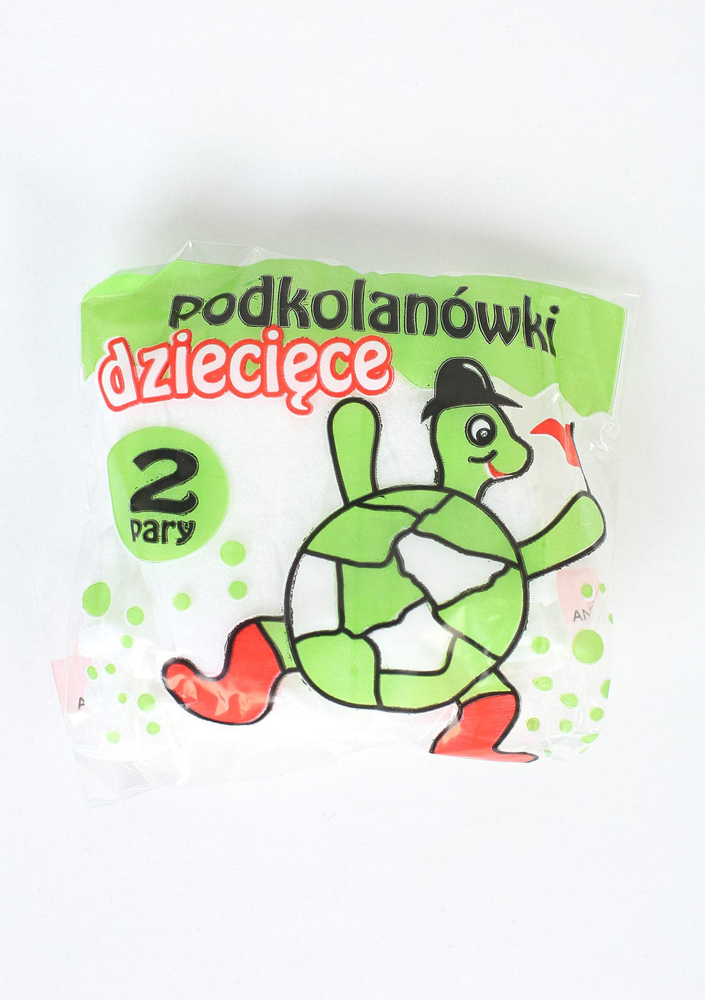 Gładkie podkolanówki dziecięce Anmar, białe