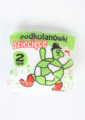 Gładkie podkolanówki dziecięce Anmar, białe
