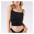 Bezszwowe stringi String Panty czarne z INVISIBLE-LINE