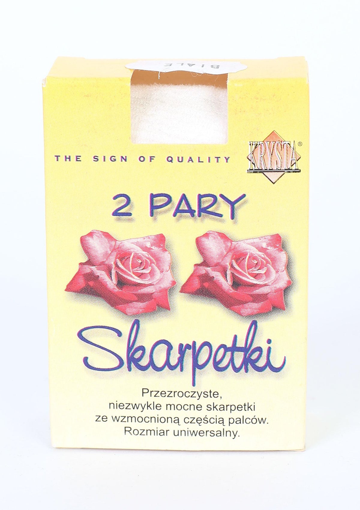 Cienkie skarpetki damskie Elastil Krysta