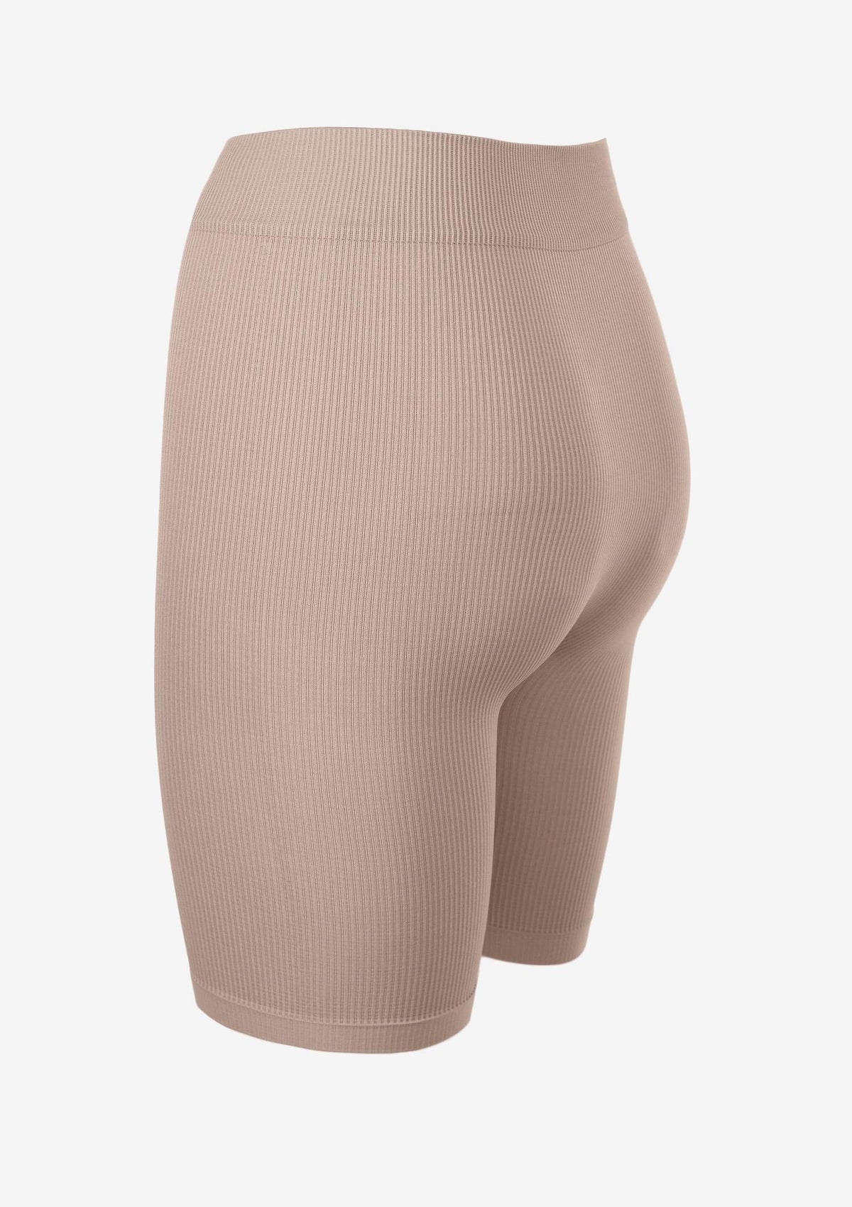 Legginsy damskie kolarki Marilyn Fitness, prążkowana dzianina z szeroką gumą w pasie