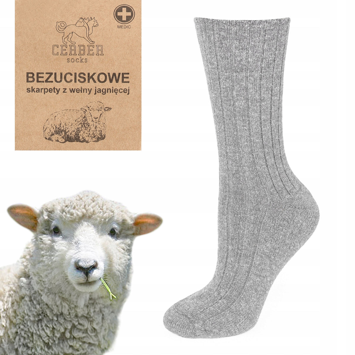 Zestaw dla przyjaciółki na mikołajki skarpety merino 2 pary