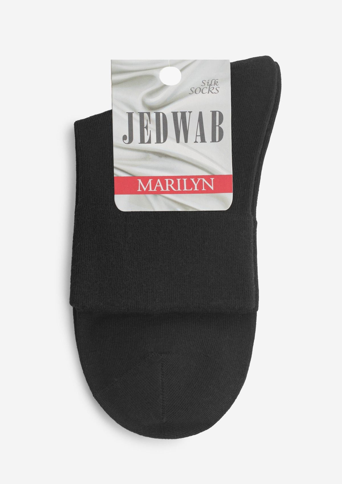 Skarpetki damskie Marilyn Silk Sock, z tencelem i jedwabiem, czarne