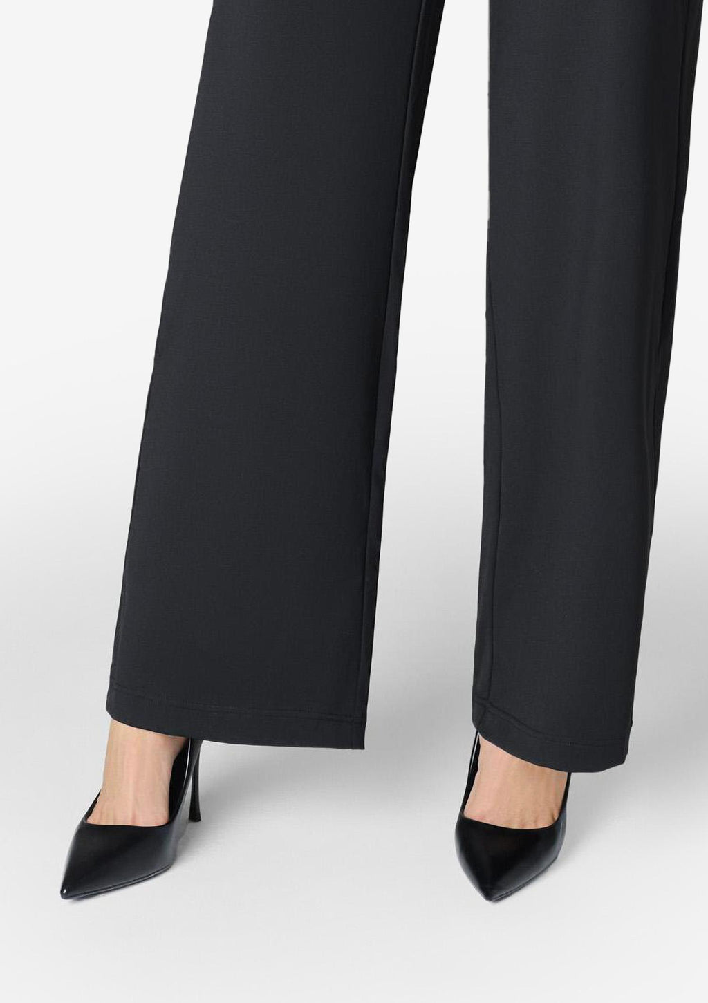 Legginsy damskie Marilyn Palazzo Perfect, wysoki stan, rozszerzana nogawka