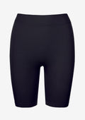 Legginsy damskie krótkie w prążki Marilyn Fitness, czarne