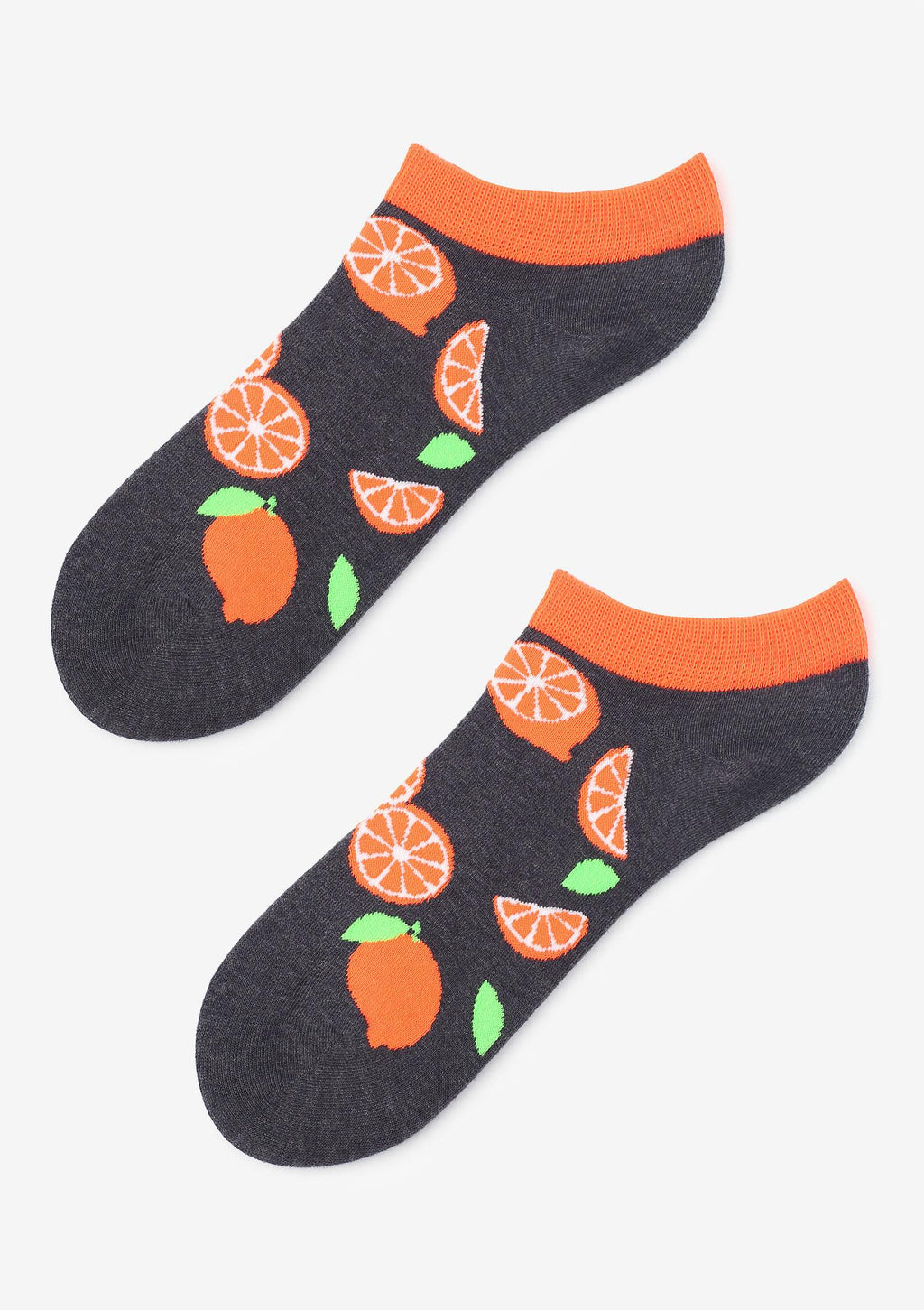 Stopki damskie z bawełny w pomarańcze Marilyn Footies Oranges
