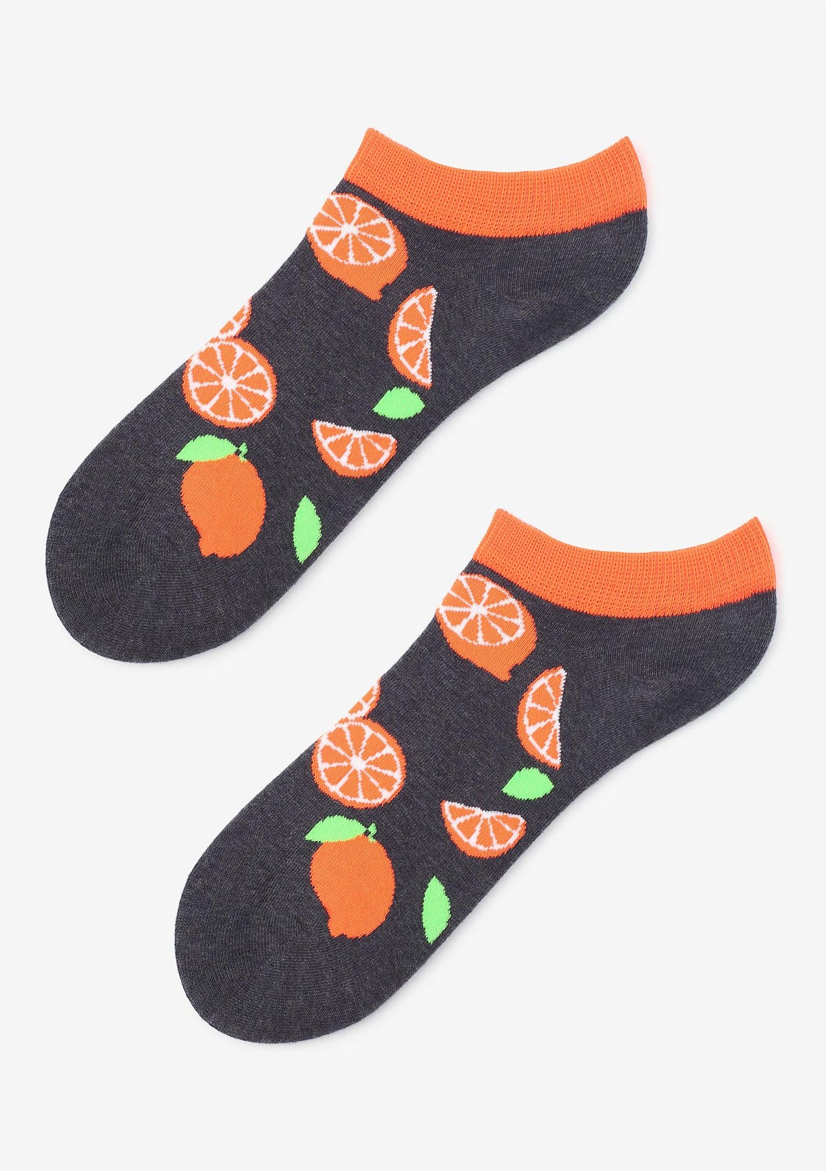 Stopki damskie z bawełny w pomarańcze Marilyn Footies Oranges