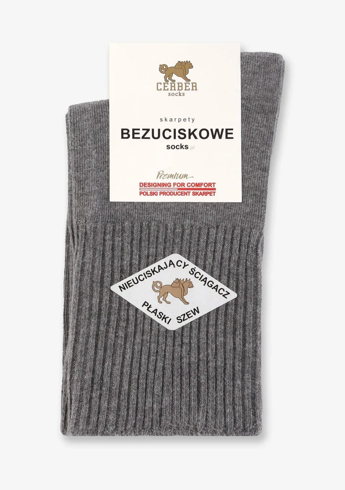 Cerber 1098 skarpetki 36/38 melanż, zestaw 6 par