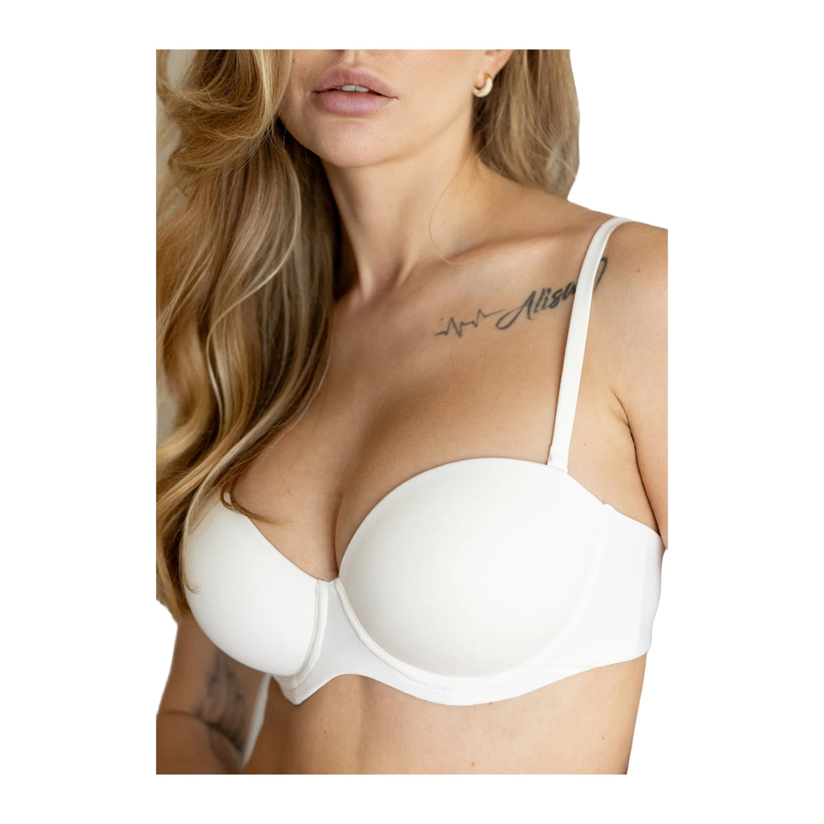 Kleo Touch Me 384.03 biustonosz balkonetka push-up biała gładki