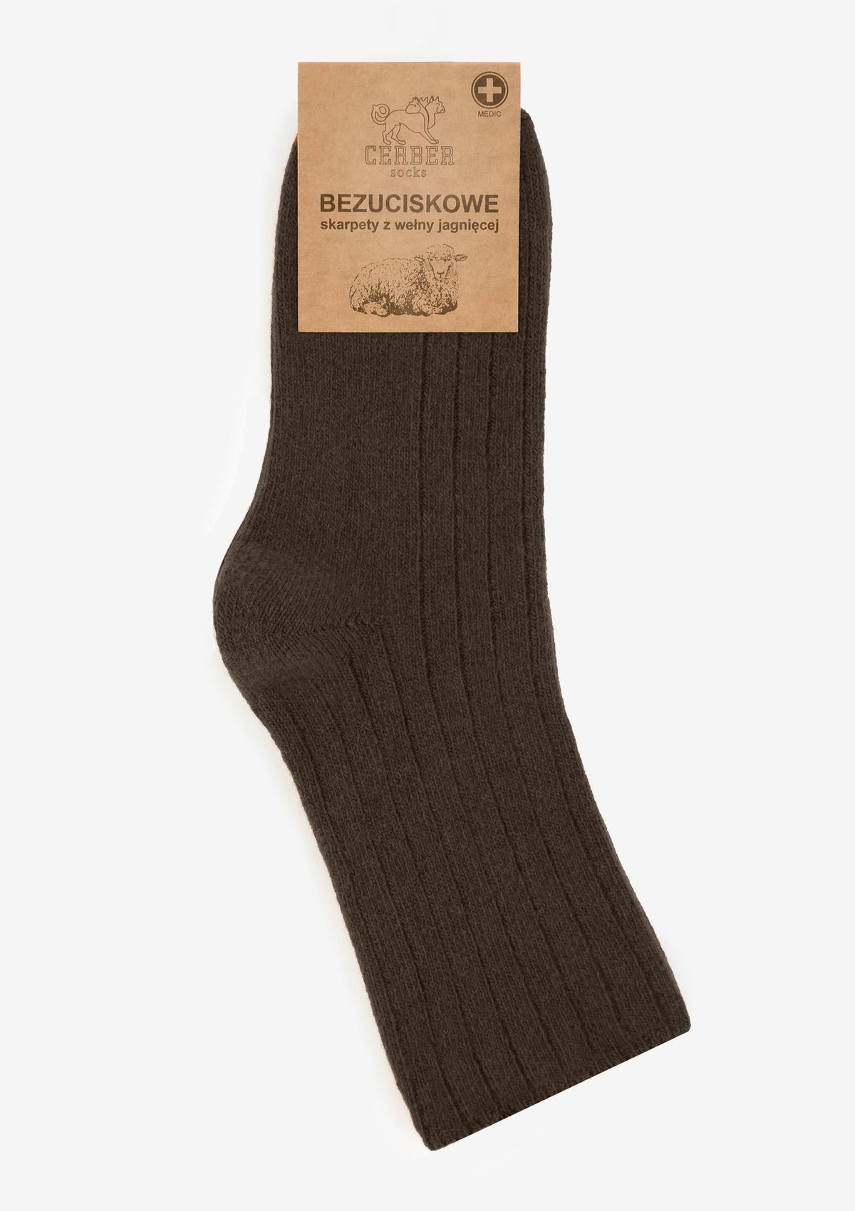 Zestaw dla dziadka na mikołajki merino + bezuciskowe Cerber