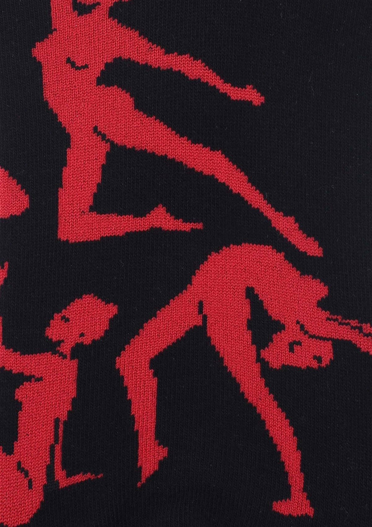 Bawełniane stopki męskie Marilyn Footies Men Gymnasts z motywem gimnastyków