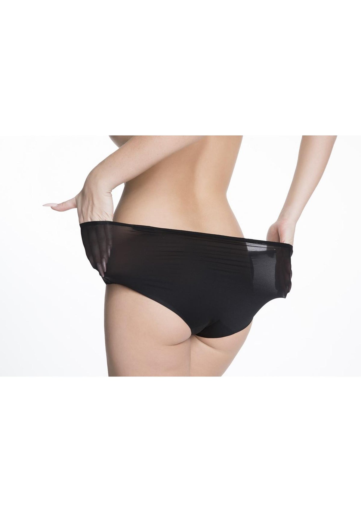 Figi damskie Julimex Flexi One z bawełnianą wkładką, kolor beżowy