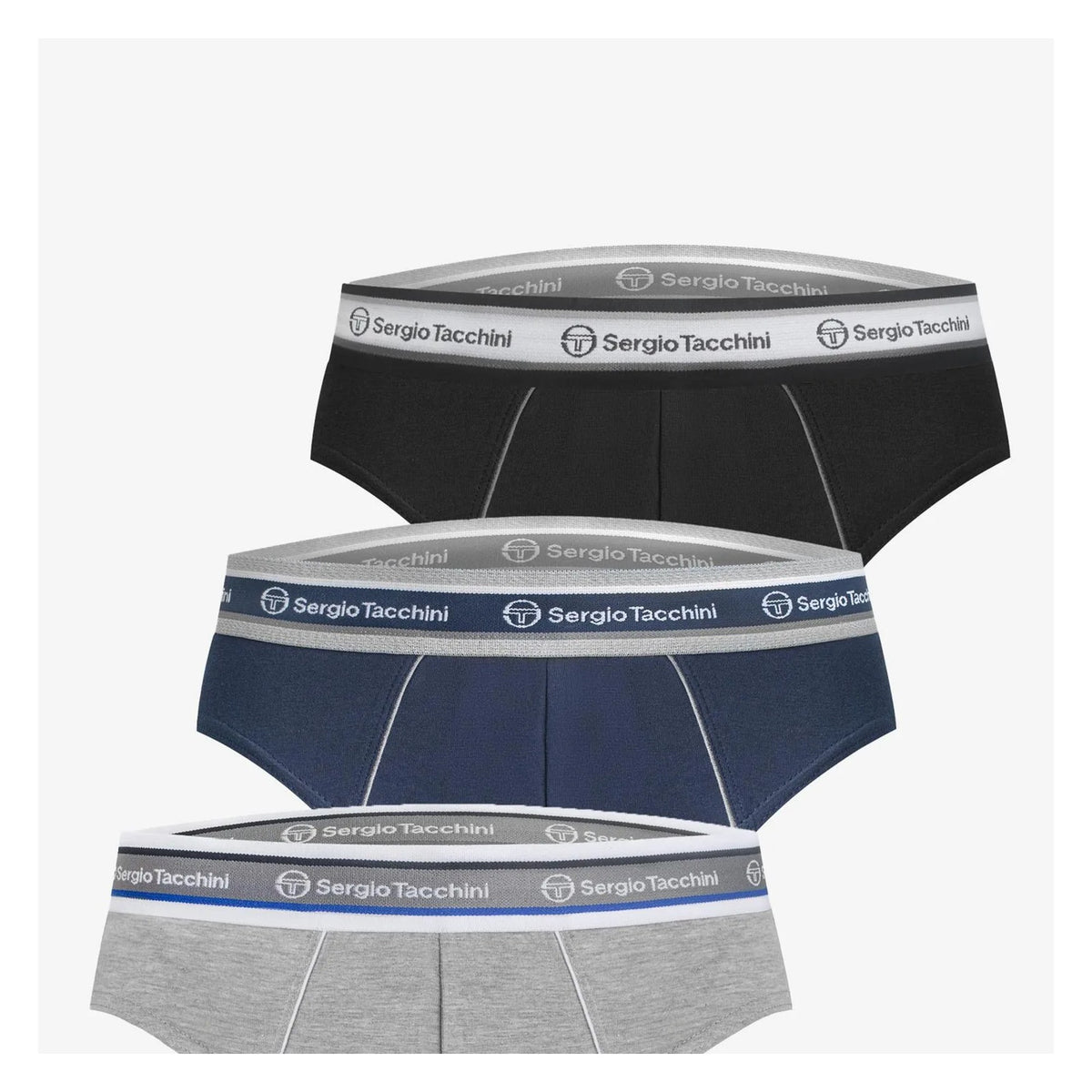 Slipy męskie Sergio Tacchini 9001, bawełniany 3-pak