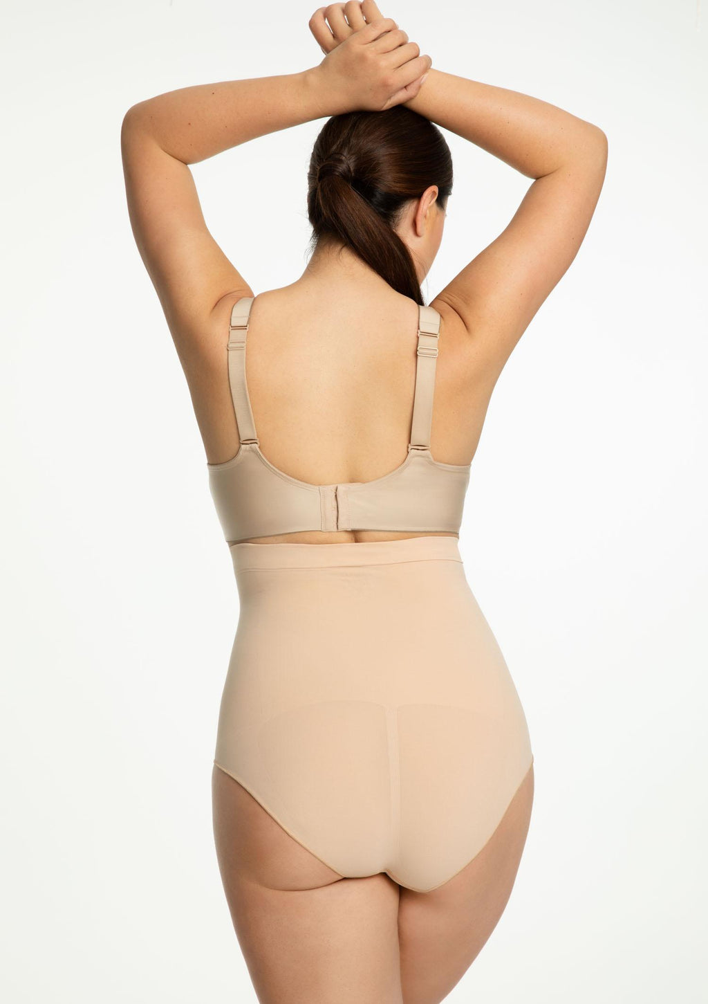 Figi damskie Julimex 441 Seamless, bezszwowe, wyszczuplające, wysoki stan