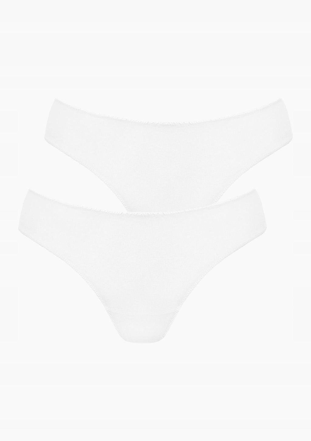 Zestaw na prezent: figi damskie 2-pack białe Pierre Cardin + skarpetki bambusowe białe Legs