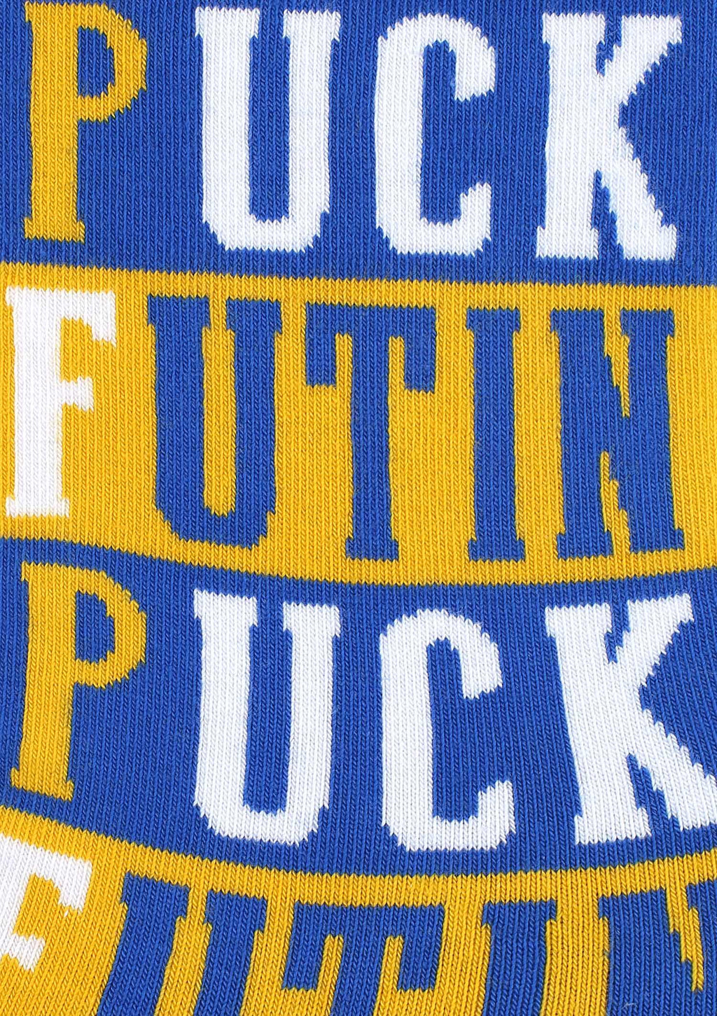 Bawełniane skarpetki męskie w paski z napisem Men Puck Marilyn