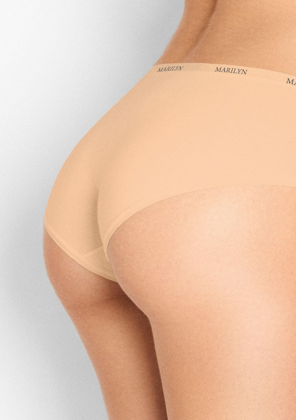 Figi damskie Marilyn Julia z bawełny organicznej i włókna bambusowego, beżowe
