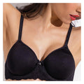 Sielei Allure 2686 biustonosz czarny spacer z koronką