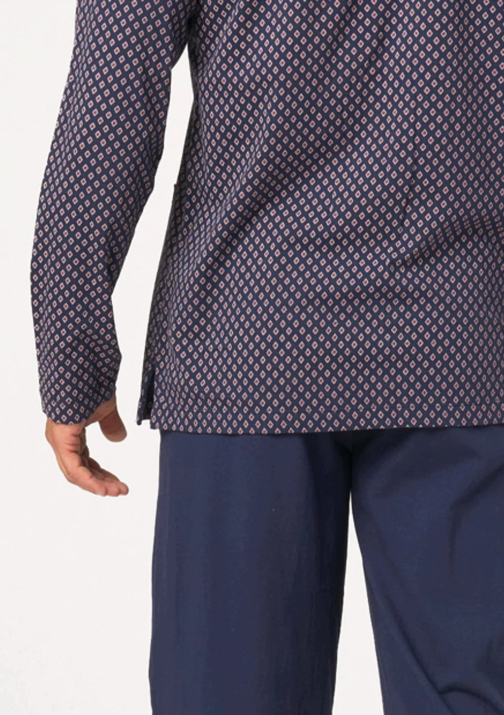 Zestaw na prezent: dla taty piżama Key MNS 913 kratka + 2 pary skarpet merino