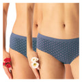 Figi Key LPN 742 mini back bikini, granatowe wzory, 2 szt.