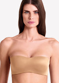 Biustonosz opaska z mikrofibry Feel Ultrashine Lormar, golden