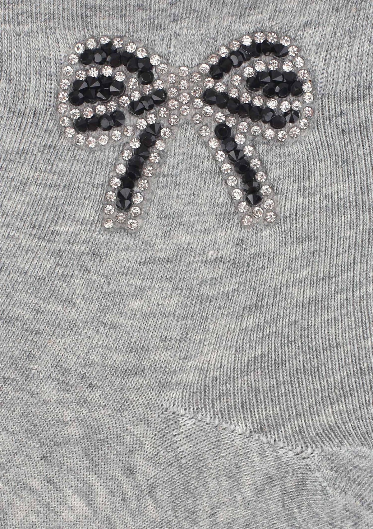 Bawełniane skarpetki damskie Marilyn Cotton Royal Bow z błyszczącą kokardą