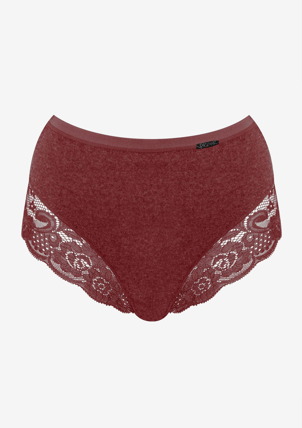 Termiczne figi damskie Key Hot Touch LPF 729, 2 pary, z wyższym stanem, bordowe