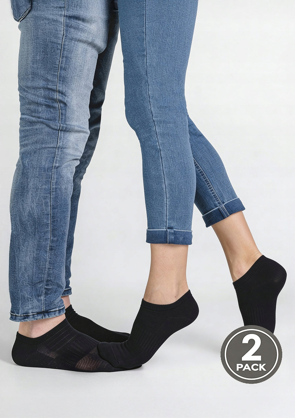 Zestaw na prezent: Skarpetki dla par zestaw damskie 2-pak niskie + męskie 3-pak Cotton Legs