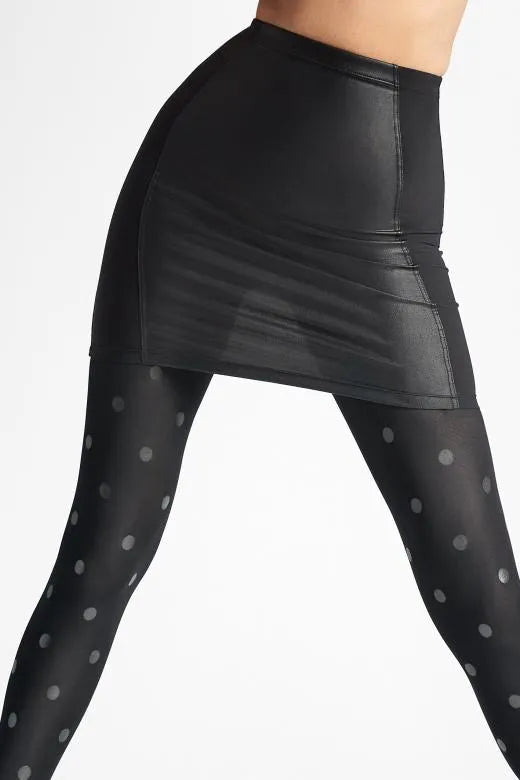 Kryjące rajstopy w kropki Emmy dots T09 Marilyn, 60 den, z mikrofibry