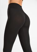 Legginsy damskie Marilyn Shaping, modelujące, z efektem booty scrunch, czarne