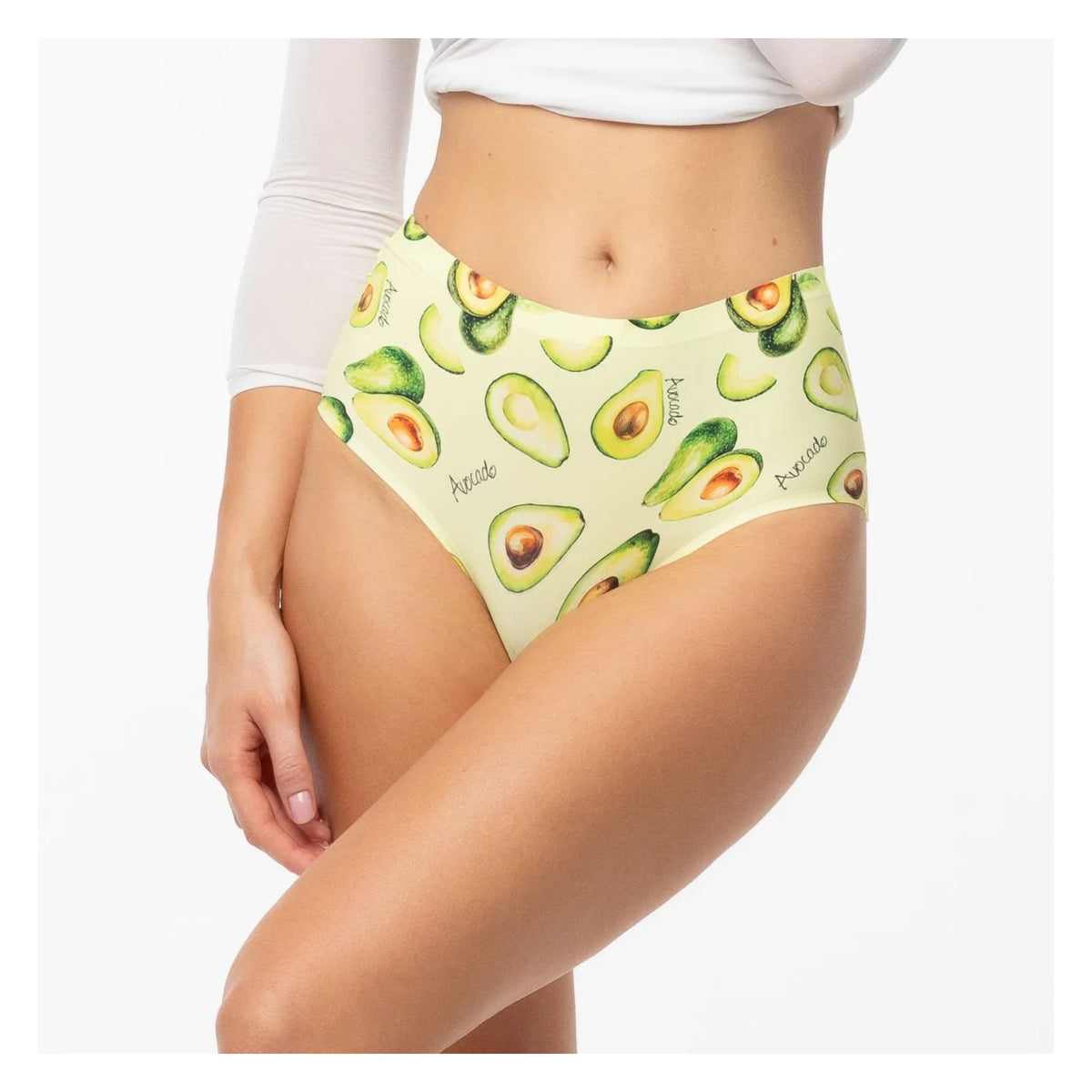 Julimex Avocado Simple Maxi figi z wysokim stanem bez szwów