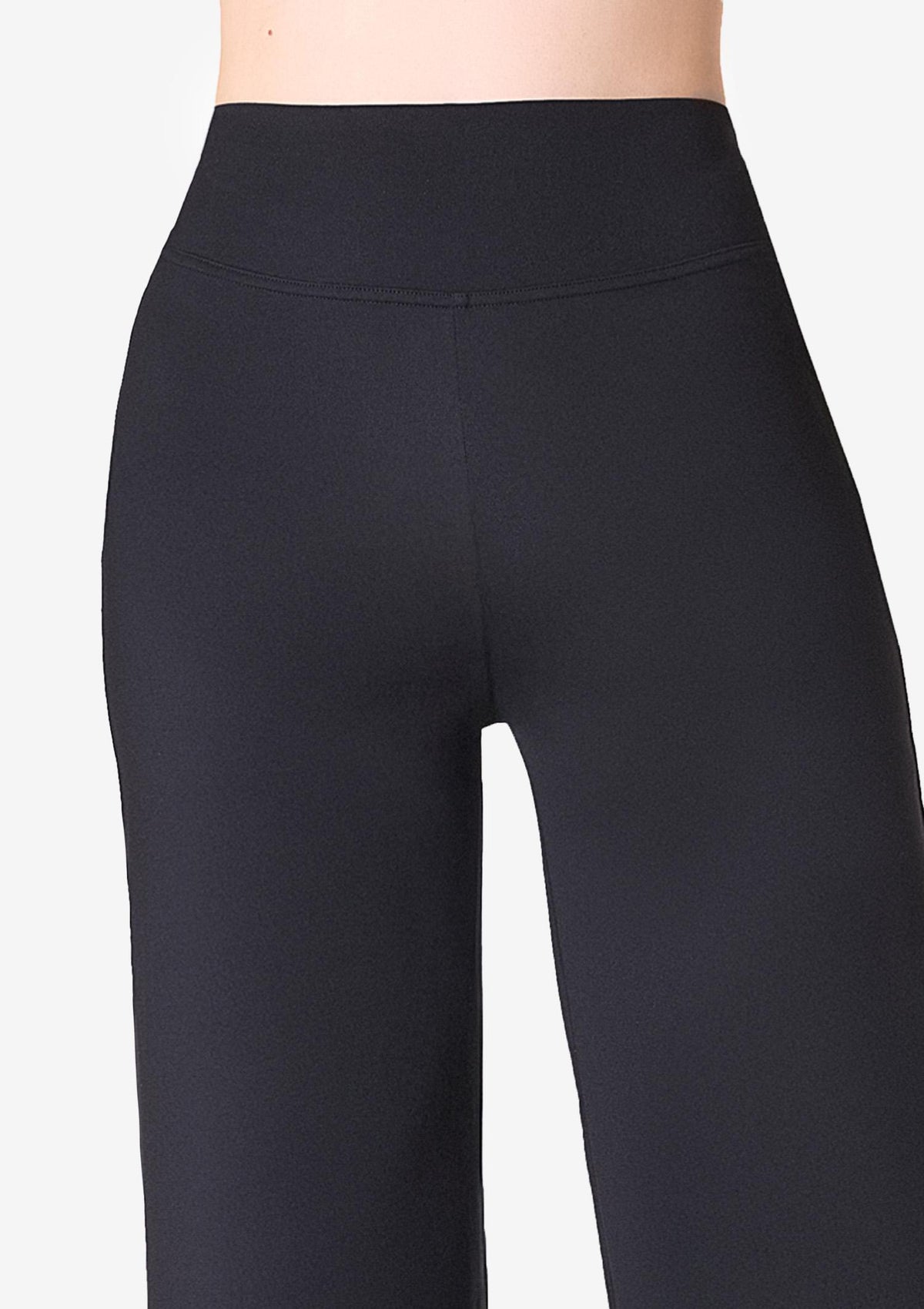 Legginsy damskie Marilyn Palazzo Perfect, wysoki stan, rozszerzana nogawka