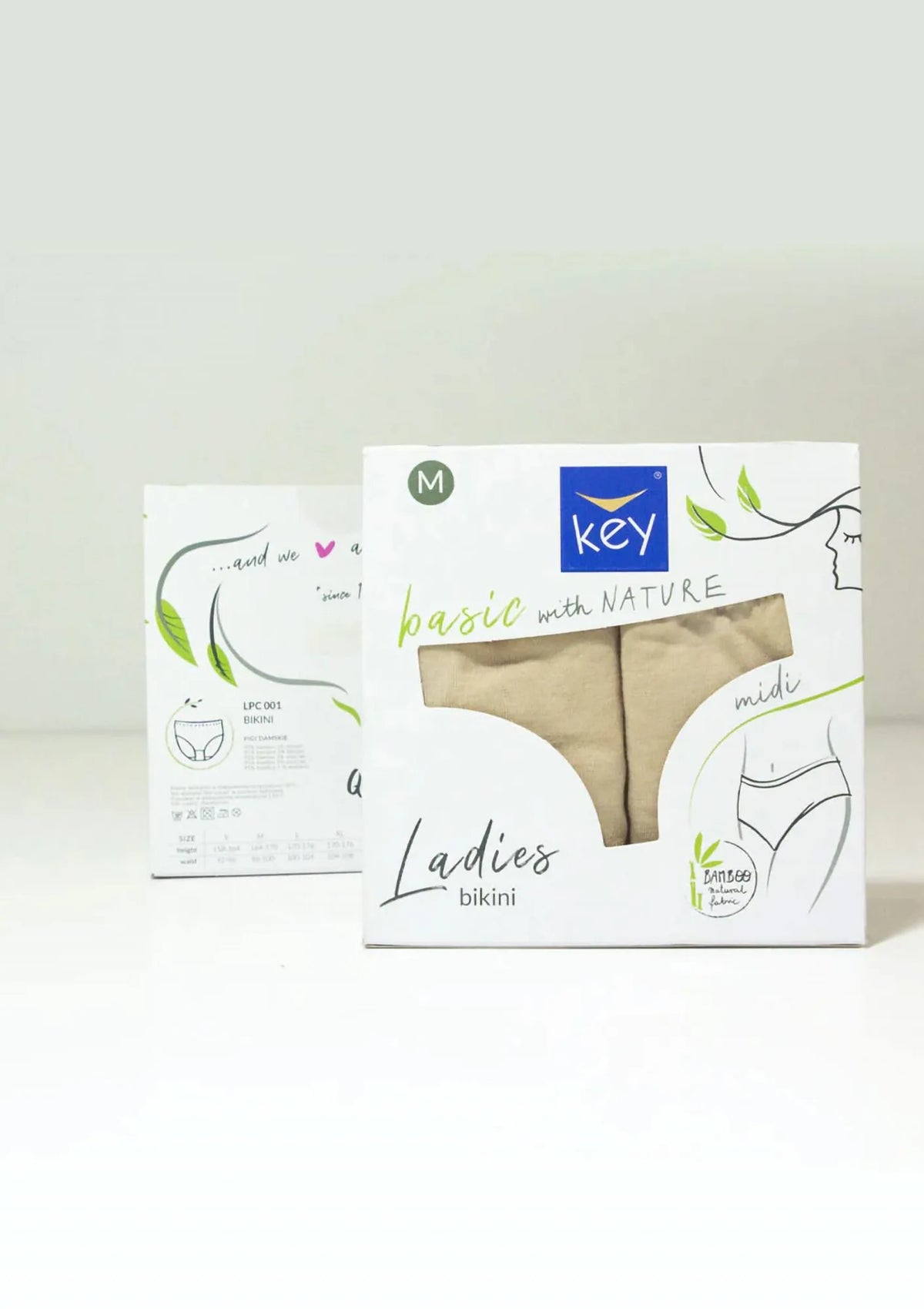 Figi damskie LPC 001 – bambusowe z szerszym bokiem