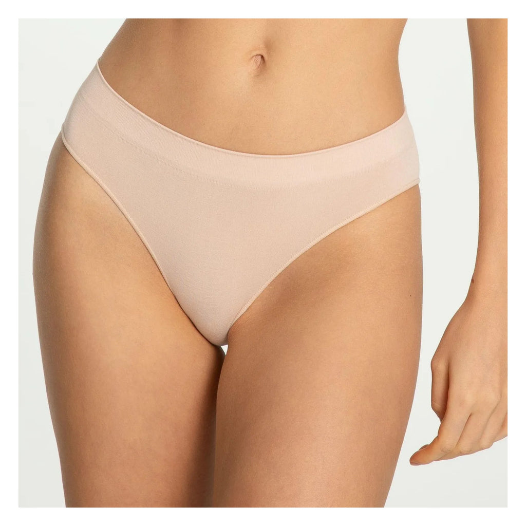 Julimex Bamboo Classic figi damskie beż z włókna bambusowego