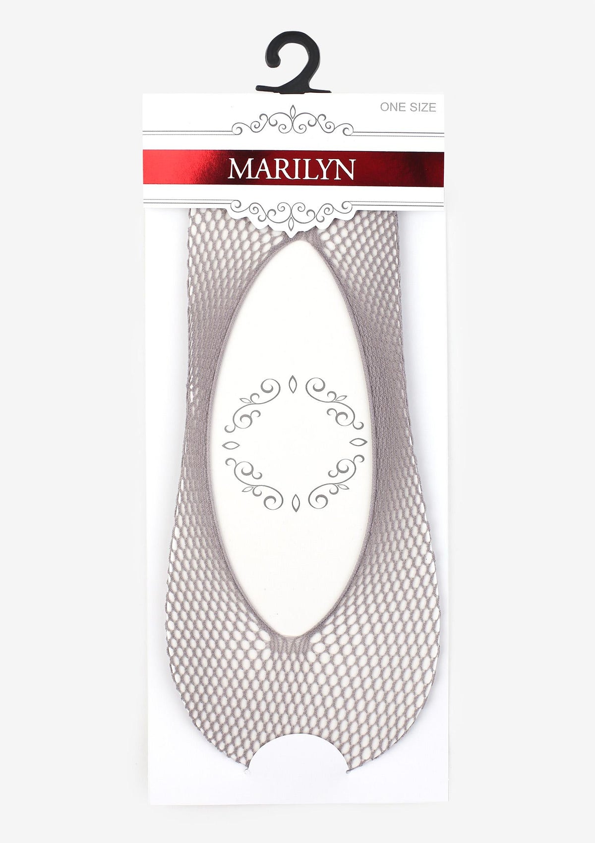 Stopki damskie kabaretki Marilyn K13, kolor szary